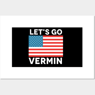 Proud vermin vote blue 2024 anti trump Posters and Art